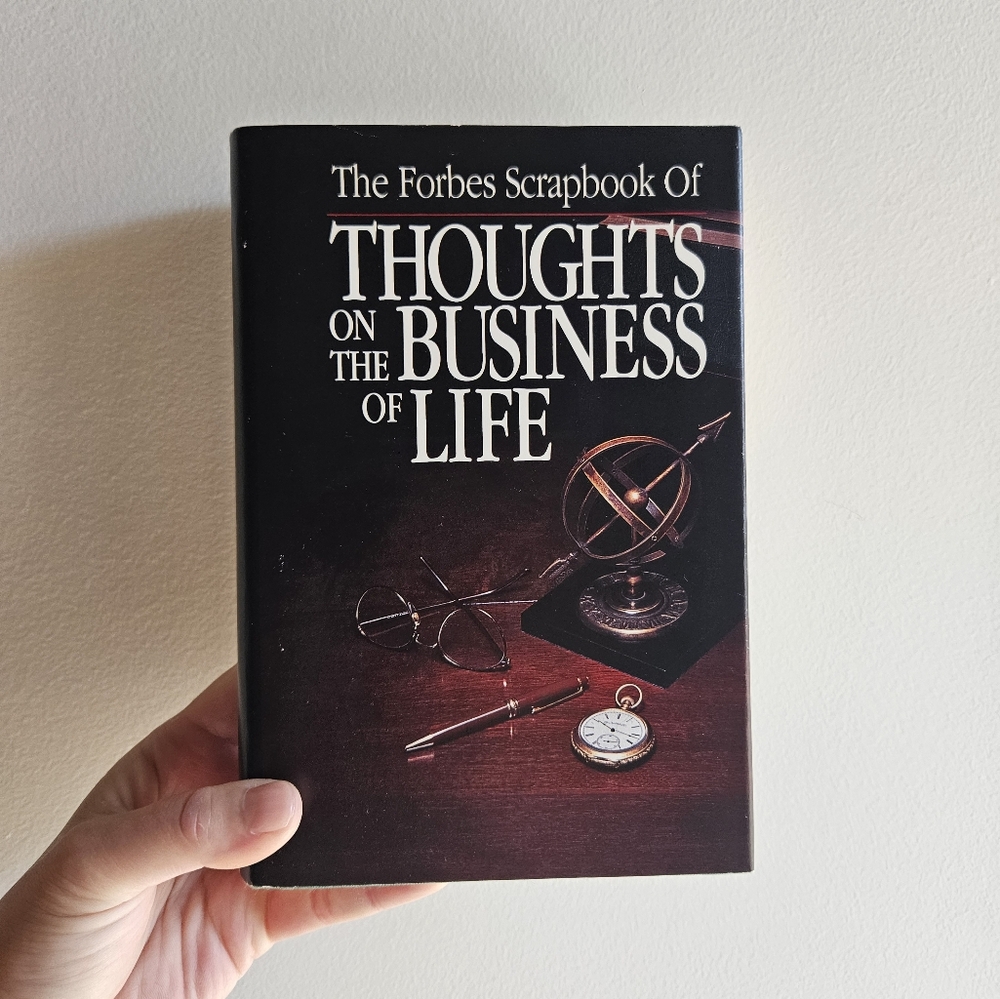 BOGO Books: "The Forbes Scrapbook of Thoughts on the Business of Life" Hardcover